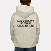 Bluza z przesłaniem oversize z kapturem Bądź życzliwy nie znasz całej historii