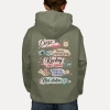Bluza z przesłaniem oversize z kapturem Ciesz się chwilą Twórz wspomnienia Kochaj bez granic Dziel się miłością Noś dobro v2