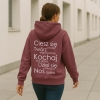 Bluza z przesłaniem oversize Ciesz się chwilą Twórz wspomnienia Kochaj bez granic Dziel się miłością Noś dobro