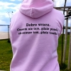 Bluza z przesłaniem oversize z kapturem Dobro wraca