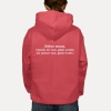 Bluza z przesłaniem oversize z kapturem Dobro wraca