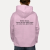 Bluza z przesłaniem oversize z kapturem Dobro wraca