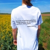 Koszulka oversize Dobrze, że jesteś! Unisex pozytywny T-shirt z przesłaniem