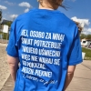 Koszulka Oversize z Przesłaniem Hej osobo za mną! 2 – Szerz uśmiech i dobro