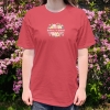 Koszulka oversize Dobrze, że jesteś! KWIATY Unisex Pozytywny T-shirt z przesłaniem