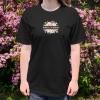 Koszulka oversize Dobrze, że jesteś! KWIATY Unisex Pozytywny T-shirt z przesłaniem