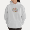 Bluza z kapturem oversize z przesłaniem Dobrze, że jesteś! Kwiaty Unisex