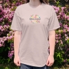 Koszulka oversize Dobrze, że jesteś! KWIATY Unisex Pozytywny T-shirt z przesłaniem