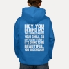 Bluza przesłaniem oversize z kapturem You are enough! v2 Unisex