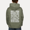 Bluza przesłaniem oversize z kapturem You are enough! v2 Unisex