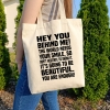 Torba Bawełniana z Rozszerzanym Dnem – You Are Enough v2