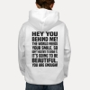 Bluza przesłaniem oversize z kapturem You are enough! v2 Unisex
