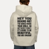 Bluza przesłaniem oversize z kapturem You are enough! v2 Unisex