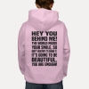 Bluza przesłaniem oversize z kapturem You are enough! v2 Unisex