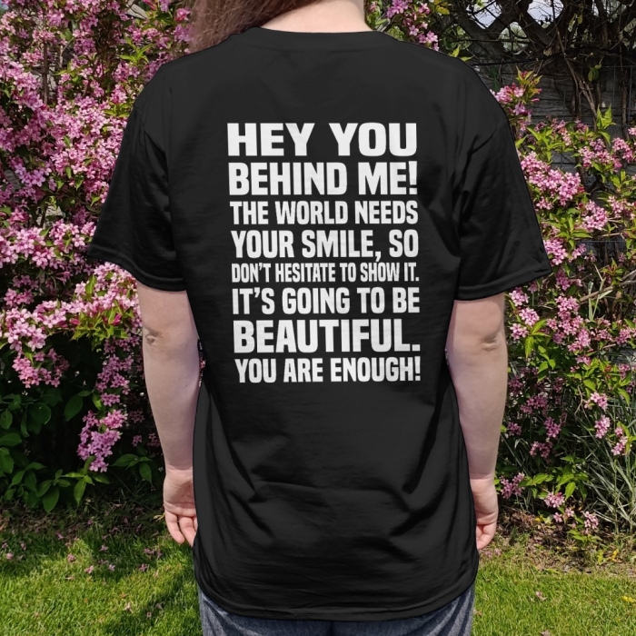 Koszulka z przesłaniem oversize You are enough! v2 Unisex