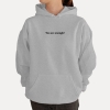 Bluza z przesłaniem oversize z kapturem You are enough! Unisex