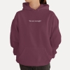 Bluza z przesłaniem oversize z kapturem You are enough! Unisex