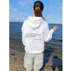 Bluza z przesłaniem oversize z kapturem You are enough! Unisex
