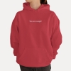 Bluza z przesłaniem oversize z kapturem You are enough! Unisex