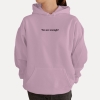 Bluza z przesłaniem oversize z kapturem You are enough! Unisex