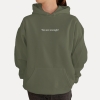 Bluza z przesłaniem oversize z kapturem You are enough! Unisex