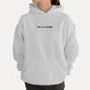 Bluza z przesłaniem oversize z kapturem You are enough! Unisex