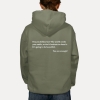 Bluza z przesłaniem oversize z kapturem You are enough! Unisex