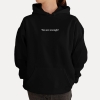 Bluza z przesłaniem oversize z kapturem You are enough! Unisex