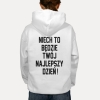 Bluza z przesłaniem oversize z kapturem Niech to będzie Twój najlepszy dzień!